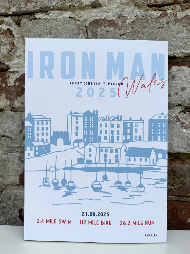 IRONMAN 2025 Wales Print