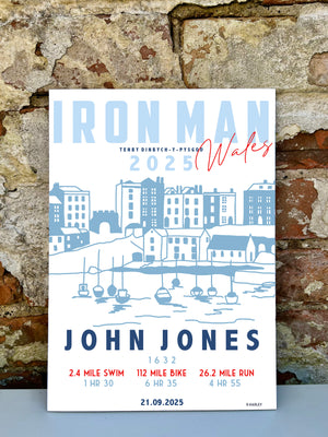 IRONMAN 2025 Wales Print