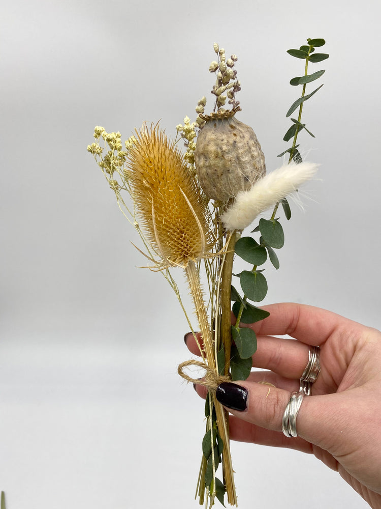 The Whites & Eucalyptus Mini Hand Tie