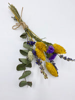 The Yellows, Blues & Eucalyptus Mini Hand Tie