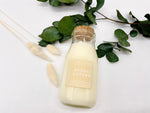 Hydref - Autumn Môr Milk Bottle Candle